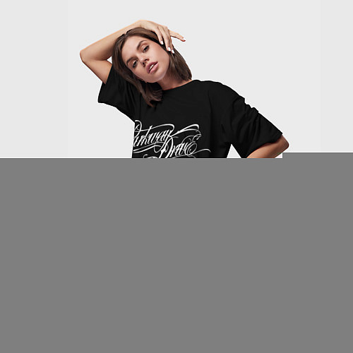 Женская длинная футболка Parkway Drive / 3D-принт – фото 3