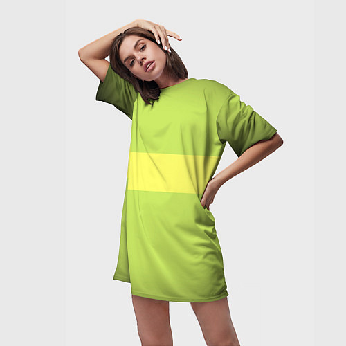 Женская длинная футболка ЧАРА CHARA / 3D-принт – фото 3