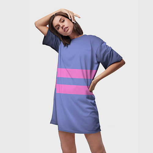 Женская длинная футболка ФРИСК FRISK / 3D-принт – фото 3