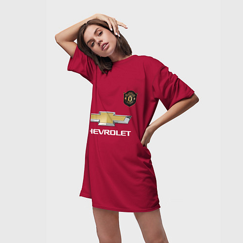 Женская длинная футболка Lingard Manchester United / 3D-принт – фото 3