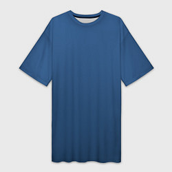 Женская длинная футболка 19-4052 Classic Blue