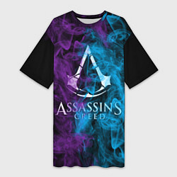 Футболка женская длинная Assassin's Creed, цвет: 3D-принт