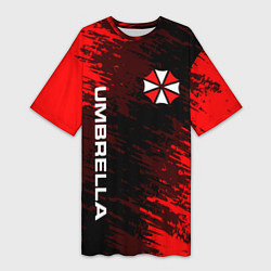 Футболка женская длинная UMBRELLA CORPORATION, цвет: 3D-принт