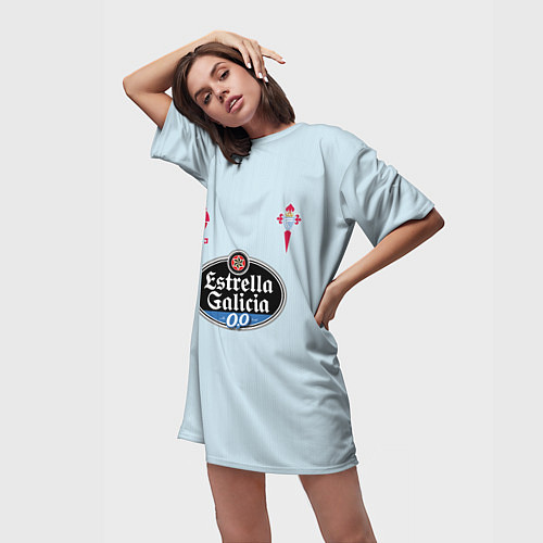 Женская длинная футболка Смолов Сельта Домашняя 2020 / 3D-принт – фото 3