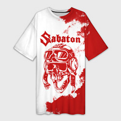 Женская длинная футболка Sabaton