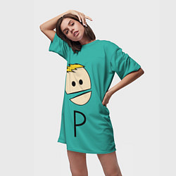 Футболка женская длинная South Park Филипп Косплей, цвет: 3D-принт — фото 2
