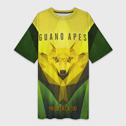 Футболка женская длинная Proud Like a God, цвет: 3D-принт