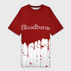 Футболка женская длинная Bloodborne, цвет: 3D-принт