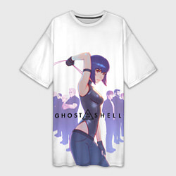 Женская длинная футболка Ghost in the Shell Section 9