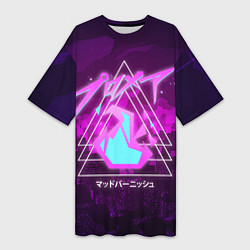 Футболка женская длинная PROMARE, цвет: 3D-принт