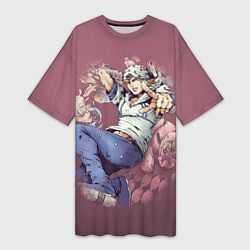 Футболка женская длинная JoJo, цвет: 3D-принт