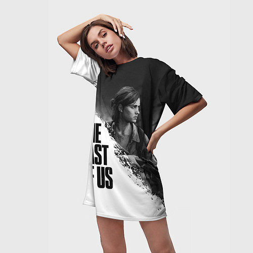 Женская длинная футболка THE LAST OF US 2 / 3D-принт – фото 3