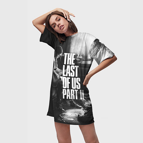 Женская длинная футболка The last of us part 2 tlou2 / 3D-принт – фото 3
