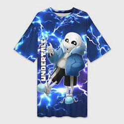 Женская длинная футболка UNDERTALE АНДЕРТЕЙЛ