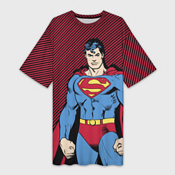 Женская длинная футболка I am your Superman