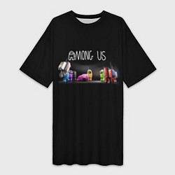 Женская длинная футболка AMONG US
