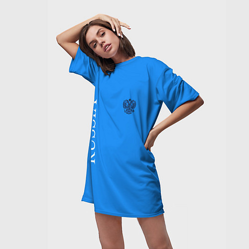 Женская длинная футболка RF FASHION / 3D-принт – фото 3