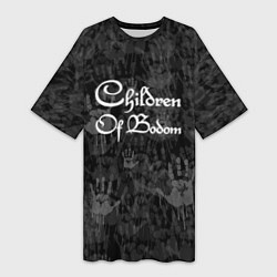 Футболка женская длинная Children of Bodom Z, цвет: 3D-принт