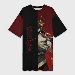 Футболка женская длинная Hades, цвет: 3D-принт