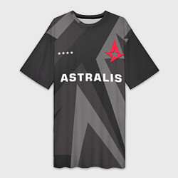 Футболка женская длинная Astralis Jersey Pro 202122, цвет: 3D-принт