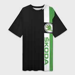 Футболка женская длинная Шкодавод Z, цвет: 3D-принт