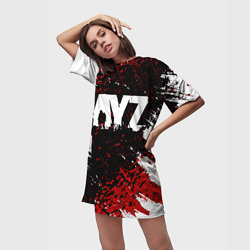 Женская длинная футболка DayZ / 3D-принт – фото 3