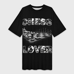 Женская длинная футболка Chess Lover Любитель шахмат