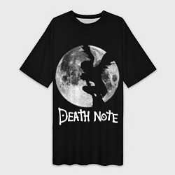 Футболка женская длинная Мрачный Рюк Death Note, цвет: 3D-принт