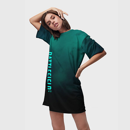 Женская длинная футболка BattleField 6 / 3D-принт – фото 3