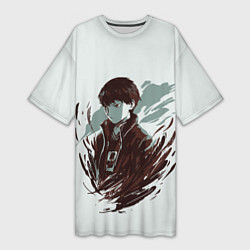 Футболка женская длинная ТОБИО КАГЕЯМА, цвет: 3D-принт