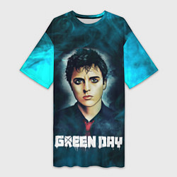 Футболка женская длинная Billie GreenDay ГринДай Z, цвет: 3D-принт