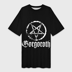 Футболка женская длинная Gorgoroth, цвет: 3D-принт