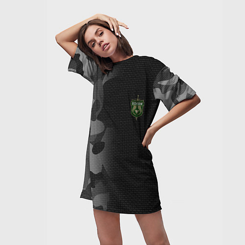 Женская длинная футболка OSKOM DAYZ ДЕЙЗИ Z / 3D-принт – фото 3