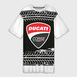 Женская длинная футболка Ducati Дукати Z