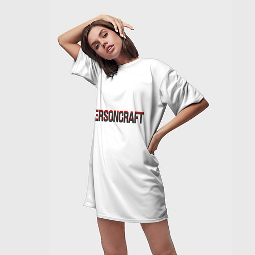 Женская длинная футболка Aversonosnova / 3D-принт – фото 3