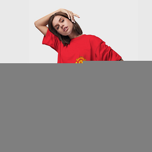 Женская длинная футболка Бруну Фернандеш форма Манчестер Юнайтед 20212022 / 3D-принт – фото 3