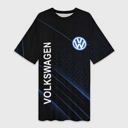Женская длинная футболка Volkswagen, sport