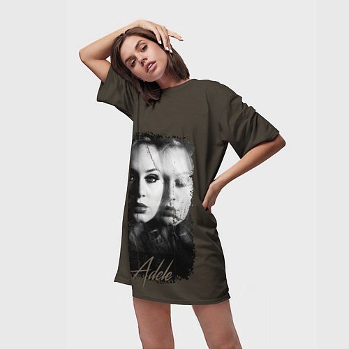 Женская длинная футболка Mirage Adele / 3D-принт – фото 3