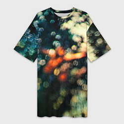 Футболка женская длинная Obscured by Clouds - Pink Floyd, цвет: 3D-принт