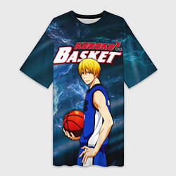 Футболка женская длинная Kuroko no Basuke, Kise Ryota Рёта Кисе, цвет: 3D-принт