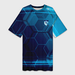 Футболка женская длинная Z - Гордость Питера, цвет: 3D-принт