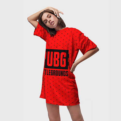 Женская длинная футболка PUBG: BATTLEGROUNDS - Графика / 3D-принт – фото 3
