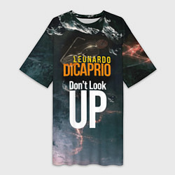 Футболка женская длинная Dont look up, цвет: 3D-принт