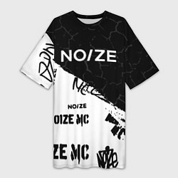 Женская длинная футболка Noize mc Паттерн