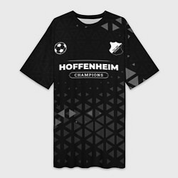 Футболка женская длинная Hoffenheim Форма Champions, цвет: 3D-принт