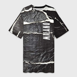 Футболка женская длинная Vanguard rags - Milano, цвет: 3D-принт