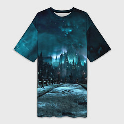 Футболка женская длинная Dark Souls - Иритилл Холодной долины, цвет: 3D-принт