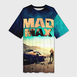 Футболка женская длинная Mad Max, цвет: 3D-принт