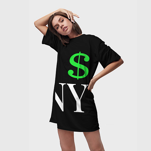Женская длинная футболка I steal NY - Payday 3 / 3D-принт – фото 3
