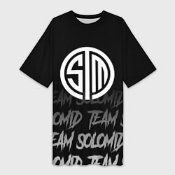 Женская длинная футболка TSM style